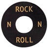 Joe Doe Poker Chip Toggle Switch Surround ~ Aged Black ~  Rock/Roll