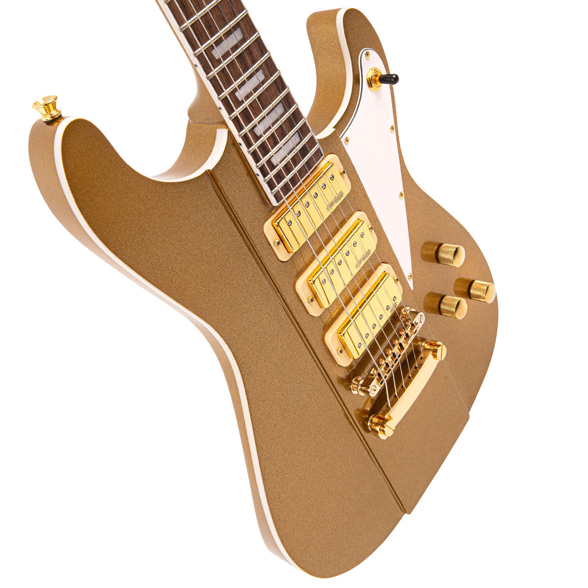 Joe Doe 'Gas Jockey' Electric Guitar by Vintage ~ Sparkling Gold