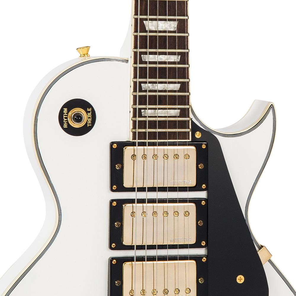 Vintage V1003 ReIssued 3 Pickup Electric Guitar ~ Arctic White ...