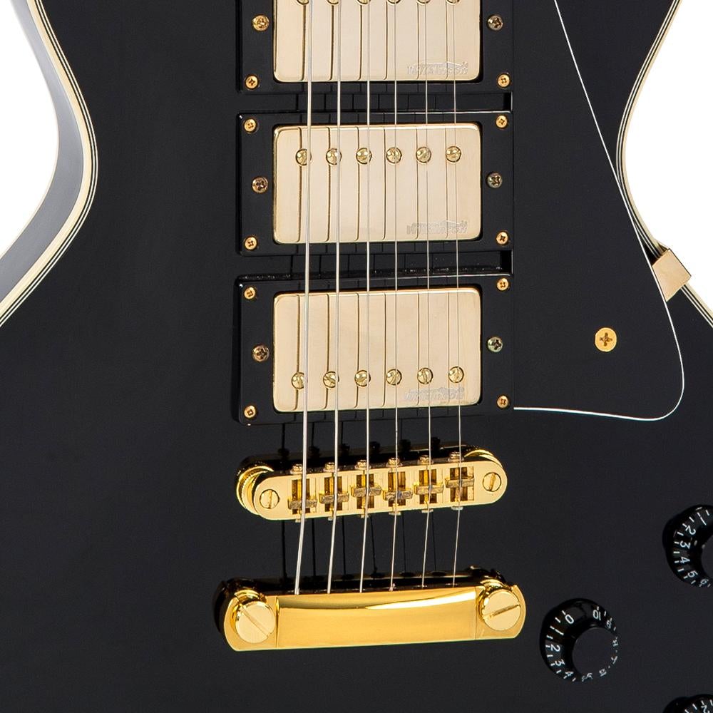 Vintage V1003 ReIssued 3 Pickup Electric Guitar ~ Boulevard Black ...