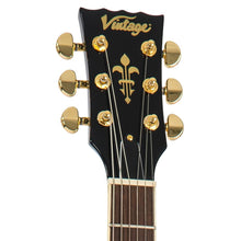 Load image into Gallery viewer, Vintage V1003 ReIssued 3 Pickup Electric Guitar ~ Boulevard Black