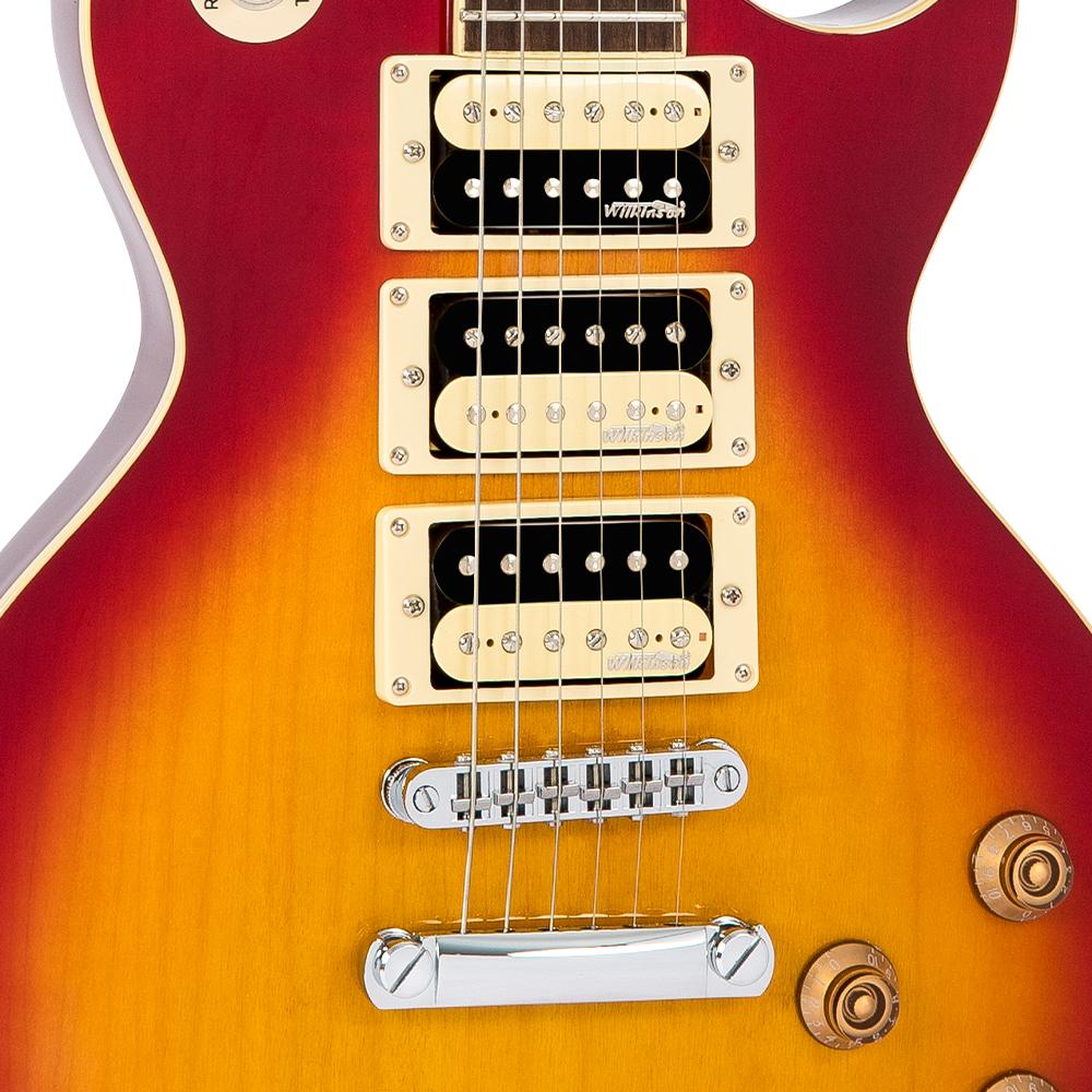 Vintage V1003 ReIssued 3 Pickup Electric Guitar ~ Cherry Sunburst ...