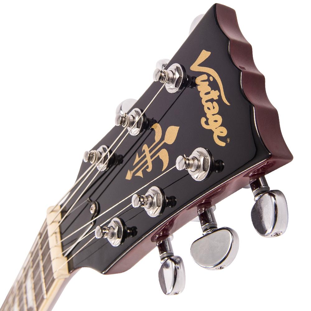 Vintage V1003 ReIssued 3 Pickup Electric Guitar ~ Cherry Sunburst ...