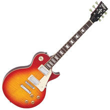 Load image into Gallery viewer, Vintage V100 ReIssued Electric Guitar ~ Cherry Sunburst
