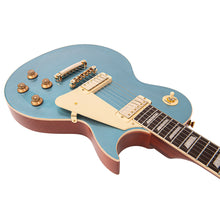Load image into Gallery viewer, Vintage V100M Mini Double Coil ReIssued Electric Guitar ~ Gun Hill Blue