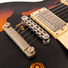 Vintage V100 ICON Electric Guitar ~ Distressed Black Over Sunburst