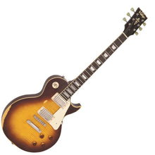 Load image into Gallery viewer, Vintage V100 ICON Electric Guitar ~ Distressed Tobacco Sunburst