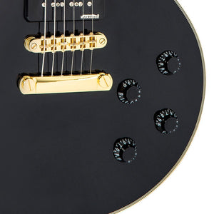 Vintage V100P ReIssued Electric Guitar w/W90 Pickups ~ Gloss Black