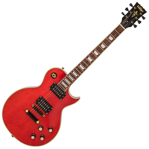 Red Quilt Vintage V100 ProShop Unique Electric Guitar