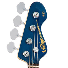 Load image into Gallery viewer, Vintage V4 Reissued Bass Guitar ~ Bayview Blue