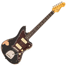 Load image into Gallery viewer, Vintage V65 ICON Vibrato Electric Guitar ~ Distressed Black