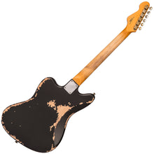 Load image into Gallery viewer, Vintage V65 ICON Vibrato Electric Guitar ~ Distressed Black
