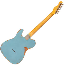 Load image into Gallery viewer, Vintage V66 Paul Rose Signature Electric Guitar ~ Distressed Gun Hill Blue