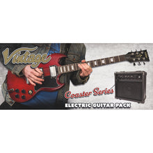 Load image into Gallery viewer, Vintage V69 Coaster Series Electric Guitar Pack ~ Boulevard Black