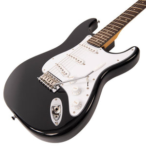 Vintage V6 ReIssued Electric Guitar ~ Boulevard Black