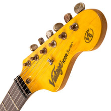 Load image into Gallery viewer, Vintage V6H ICON Electric Guitar ~ Distressed Tobacco Sunburst