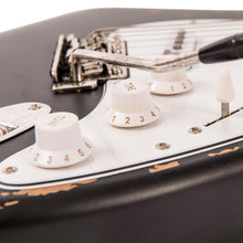 Load image into Gallery viewer, Vintage V6 ICON Electric Guitar ~ Distressed Boulevarde Black