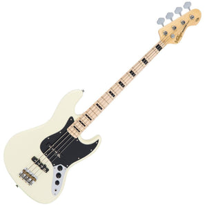 Vintage White Vintage VJ74 ReIssued Maple Fingerboard Bass Guitar