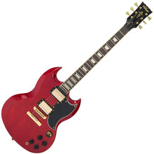 Load image into Gallery viewer, Vintage VS6 ReIssued Electric Guitar ~ Cherry Red/Gold Hardware