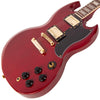 Vintage VS6 ReIssued Electric Guitar ~ Cherry Red/Gold Hardware