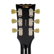 Load image into Gallery viewer, Vintage VSA500B ReIssued Semi Acoustic Guitar w/Bigsby ~ Boulevard Black