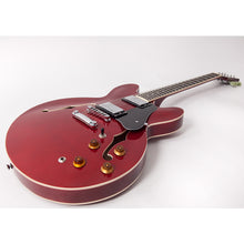 Load image into Gallery viewer, Vintage VSA500 ReIssued Semi Acoustic Guitar ~ Cherry Red