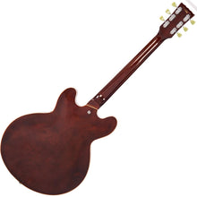 Load image into Gallery viewer, Vintage VSA500 ReIssued Semi Acoustic Guitar ~ Natural Walnut