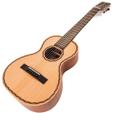 Load image into Gallery viewer, Vintage &#39;Viator&#39; Paul Brett Acoustic Travel Guitar ~ Nylon Strung ~ Natural